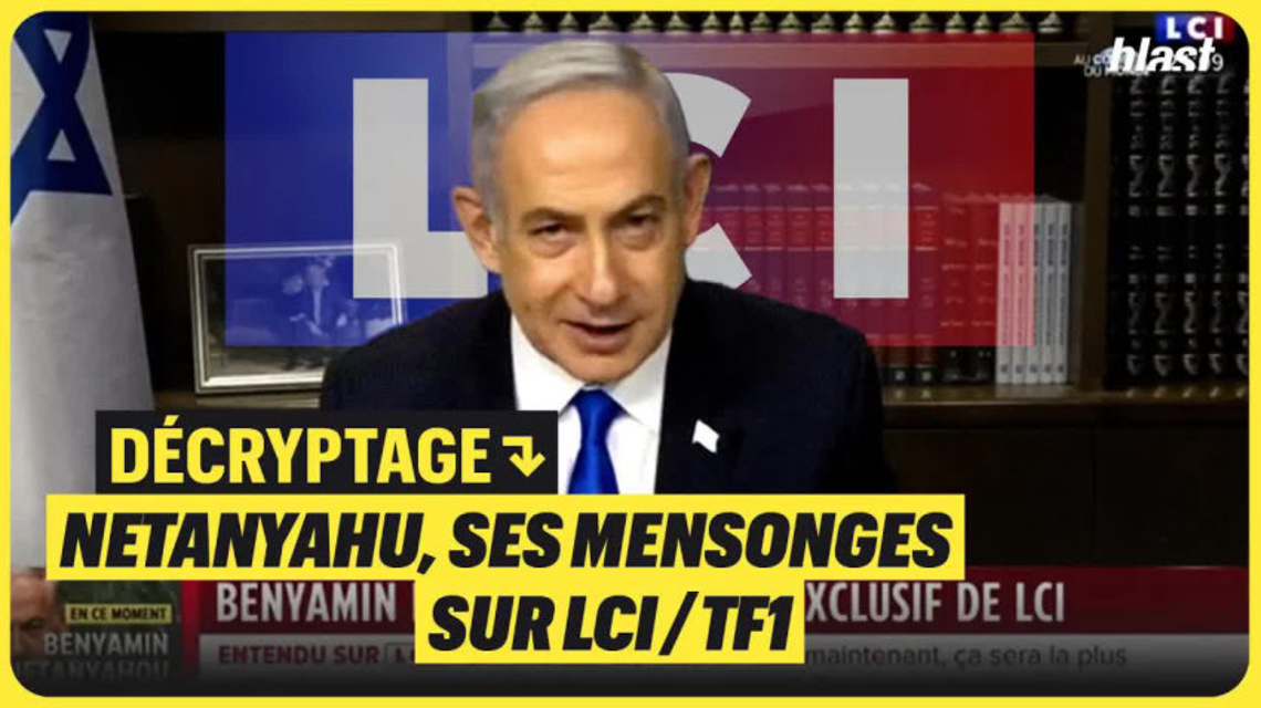 D Cryptage Netanyahu Ses Mensonges Sur Lci Tf