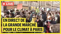 En direct de la grande marche pour le climat à Paris