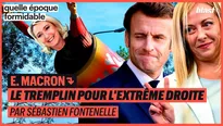 E Macron , le tremplin pour l'extrême droite