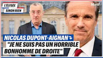 "Je ne suis pas un horrible bonhomme de droite" - Nicolas Dupont-Aignan 