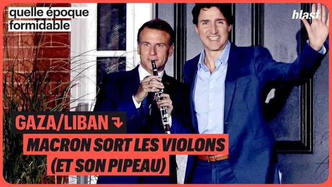 Gaza/Liban : Macron sort les violons (et son pipeau)