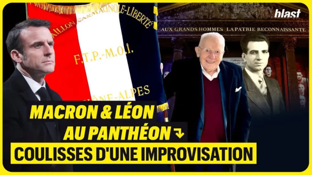 Macron et Léon Landini au Panthéon : les coulisses d'une improvisation