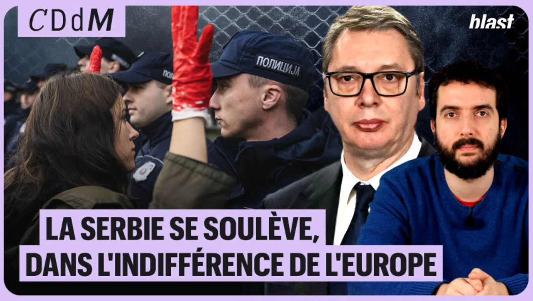 La Serbie se soulève, dans l'indifférence de l'Europe