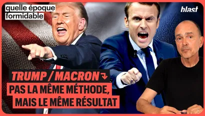 Trump / Macron : pas la même méthode, mais le même résultat