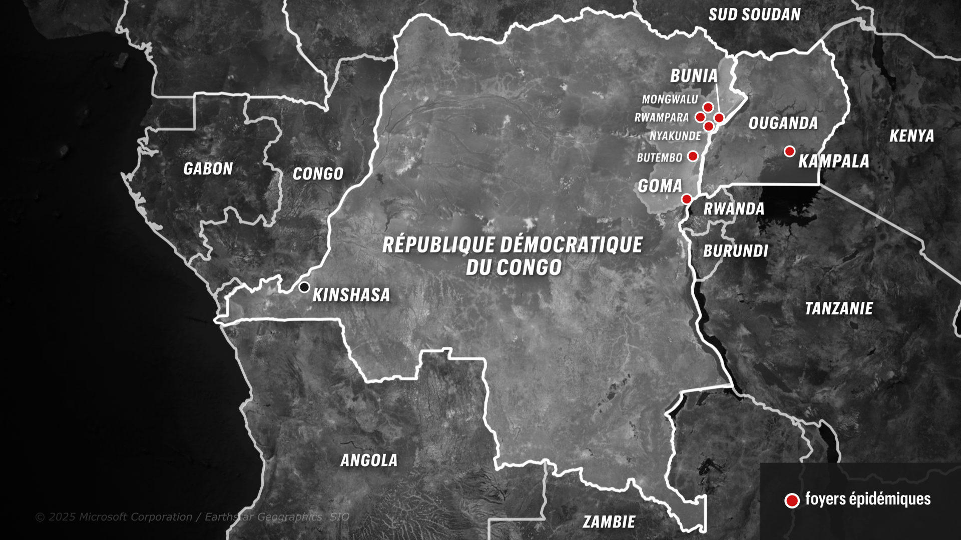 Kinshasa, la capitale, se trouve à près de 3 000 kilomètres des foyers de l’épidémie d’Ebola.