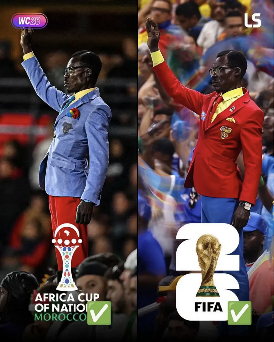 Le supporter emblématique des Léopards, Lumumba Vea, n’a pas pu se rendre aux États-Unis. Il a en revanche pu assister à la qualification des Congolais au Mexique.