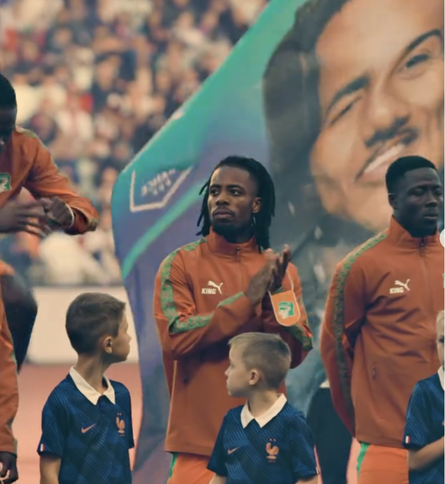 L’attaquant Elye Wahi, lors du match amical France-Côte d’Ivoire (1-2).