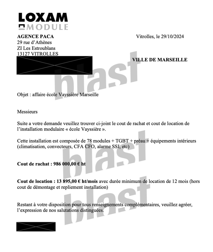 Initialement fixé à 986 000 euros HT, le devis va ensuite grimper, au fil du temps, à mesure que les étapes s’enchaînent et que les intervenants se succèdent.