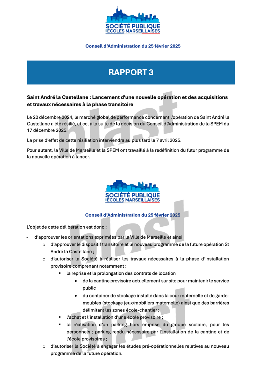 En février 2025, quand les dossiers arrivent devant le conseil d’administration de la SPEM, le risque juridique a tout simplement disparu. Pourtant, le service juridique l’avait clairement identifié.