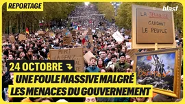 24 octobre : une foule massive malgré les menaces du gouvernement